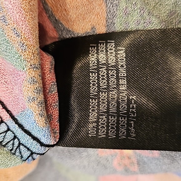 💕FARM RIO💕 Black Banana Sky Lenzing Ecovera Mini Dress XL - Picture 15 of 16